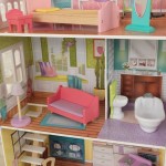 Casuta pentru papusi Poppy Dollhouse KidKraft din lemn de joaca pentru copii Casuta pentru papusi Poppy Dollhouse KidKraft din lemn de joaca pentru copii